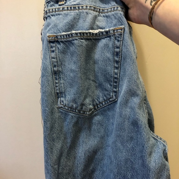 Top shop wide leg jeans with stripes size 26 - Picture 3 of 3